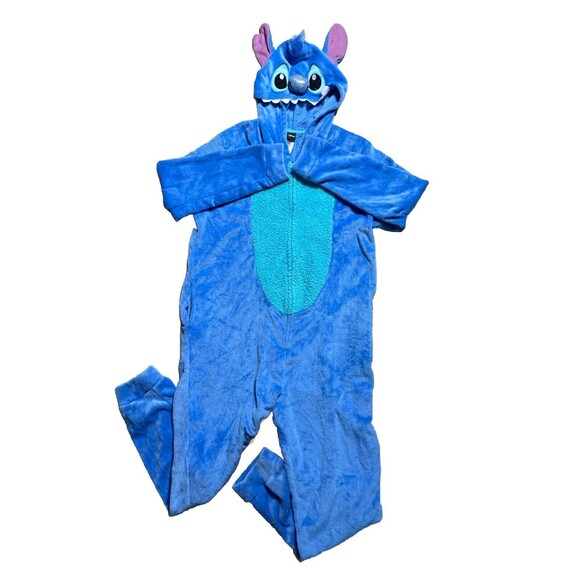 Stitch Disney Adult 2XL Pajamas One Piece Sleepwear Cosplay Halloween Costume - Picture 5 of 10